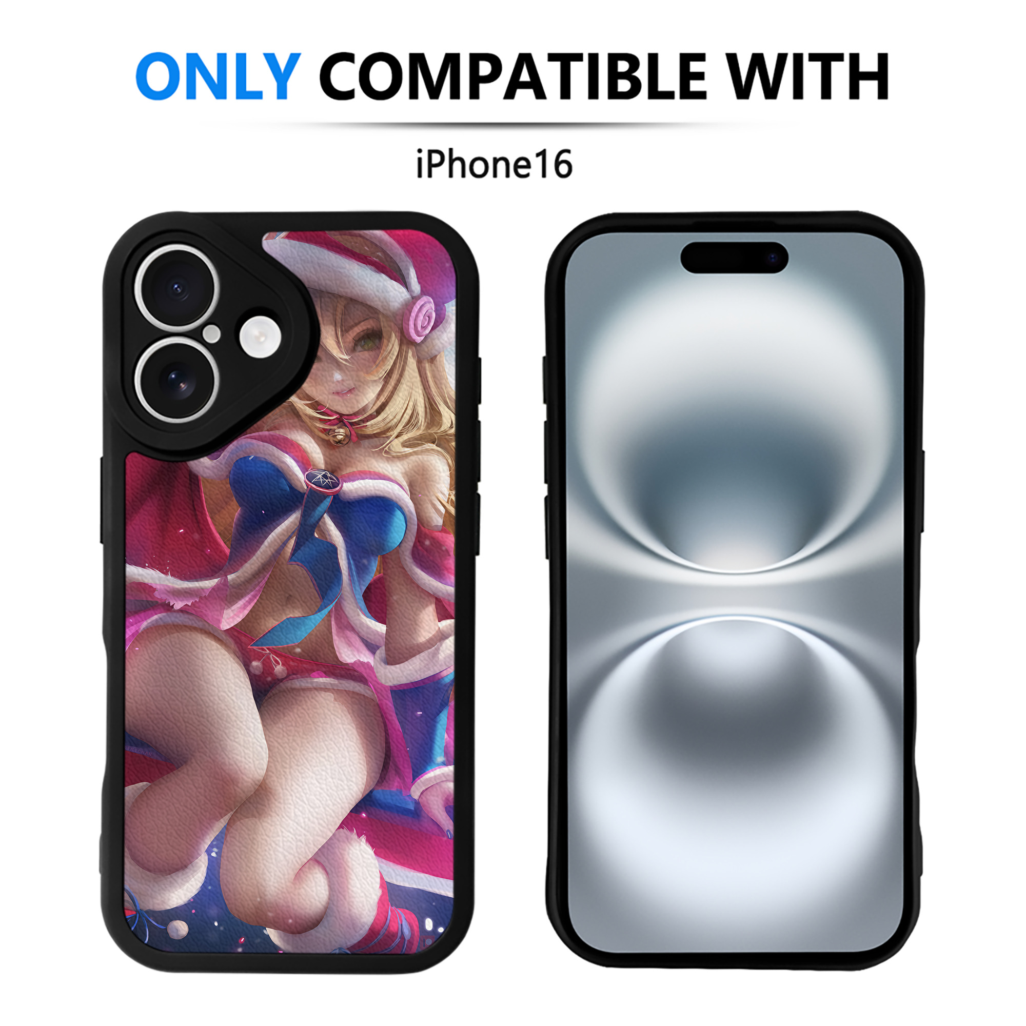 （画像用） 遊☆戯☆王 Yu-Gi-Oh! 【iPhone 16シリーズ対応】シリコンスマホケース（レザー調） 材質：シリコン